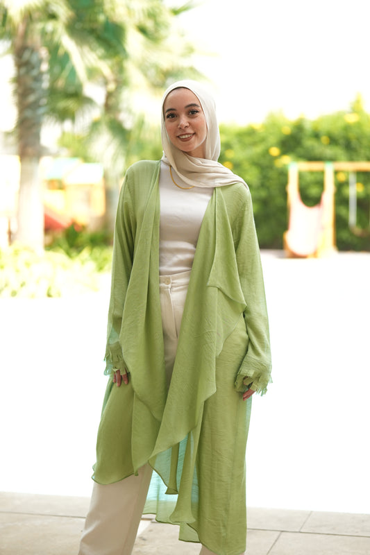 Farha pistchio cardigan