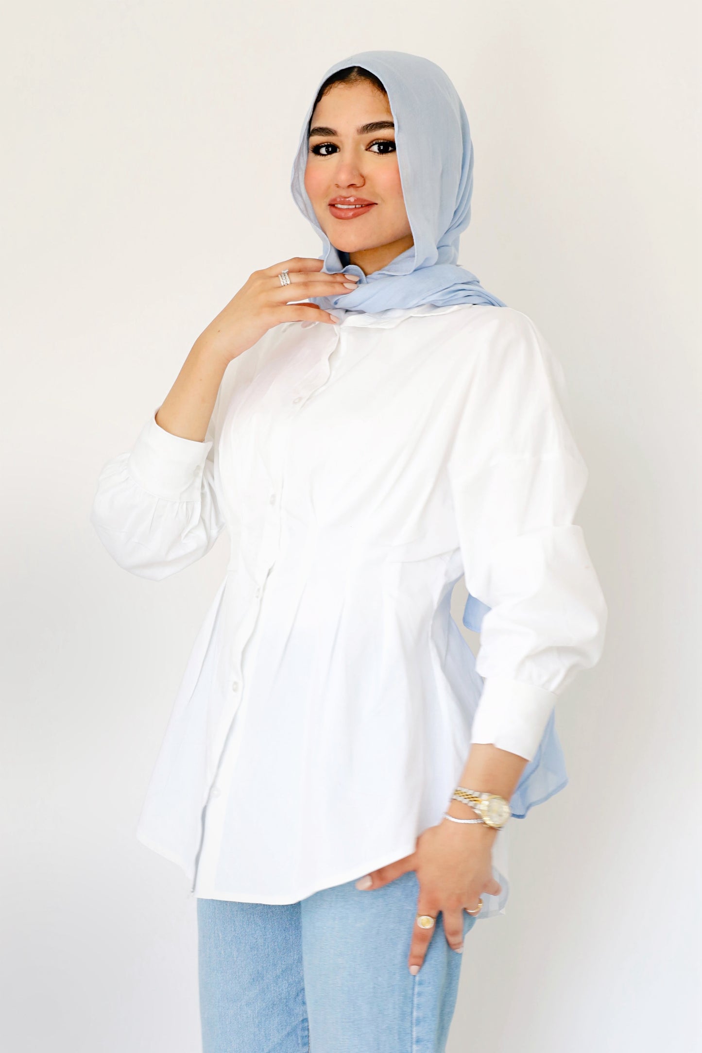 Poblin white chemise