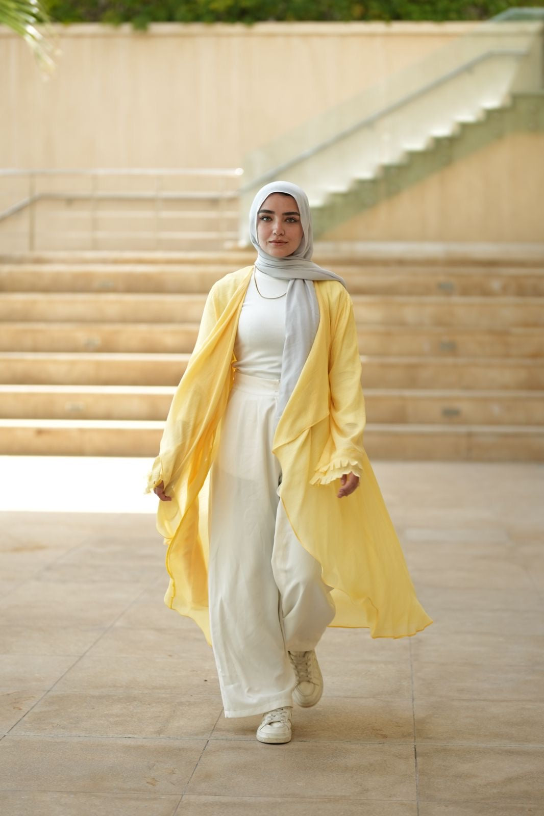 Farha yellow cardigan