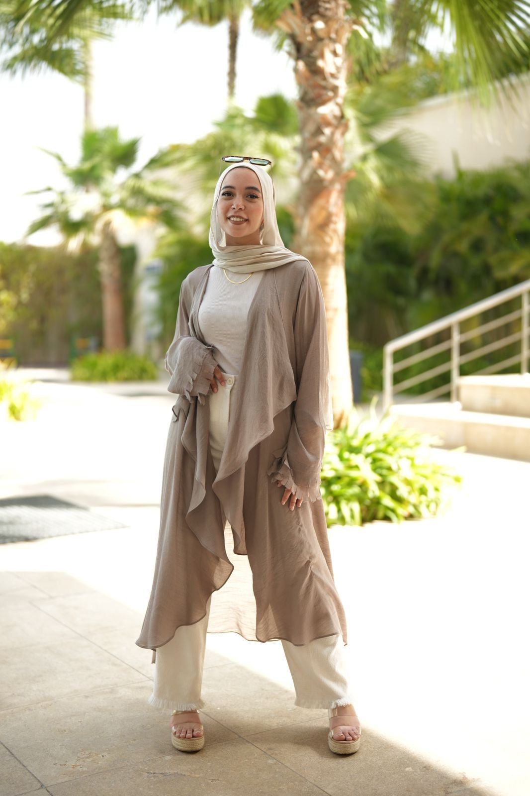 Farha beige cardigan